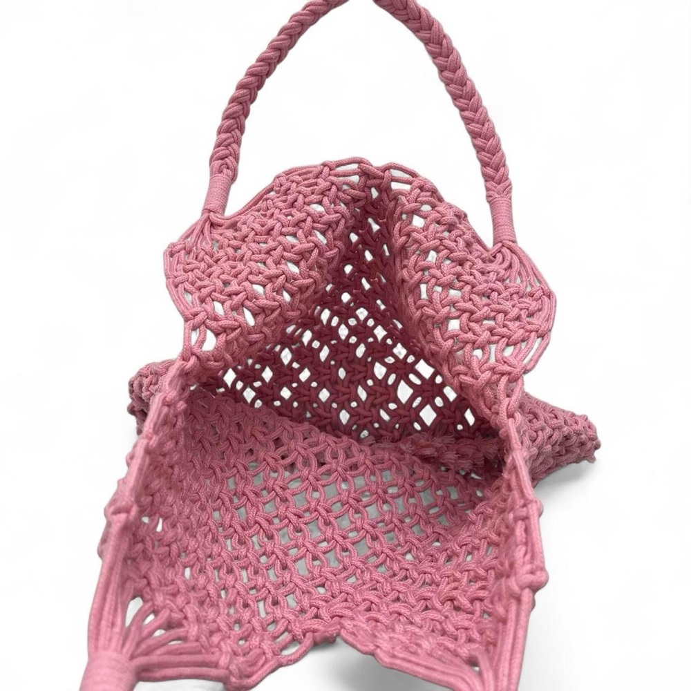 Pink Crochet Bag - Picture 3 of 3